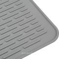 Silicone Dish Quick Bar Drying Dining Table Bath Mat Custom Logo Foldable Kitchen Large Microfiber